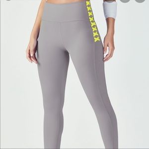 Fabletics high-waisted lace-up leggings sz: S NEW
